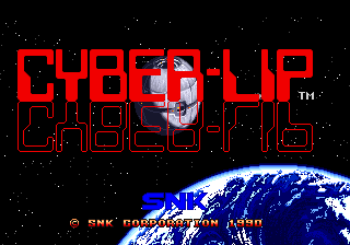 Cyber-Lip title screen for Neo Geo